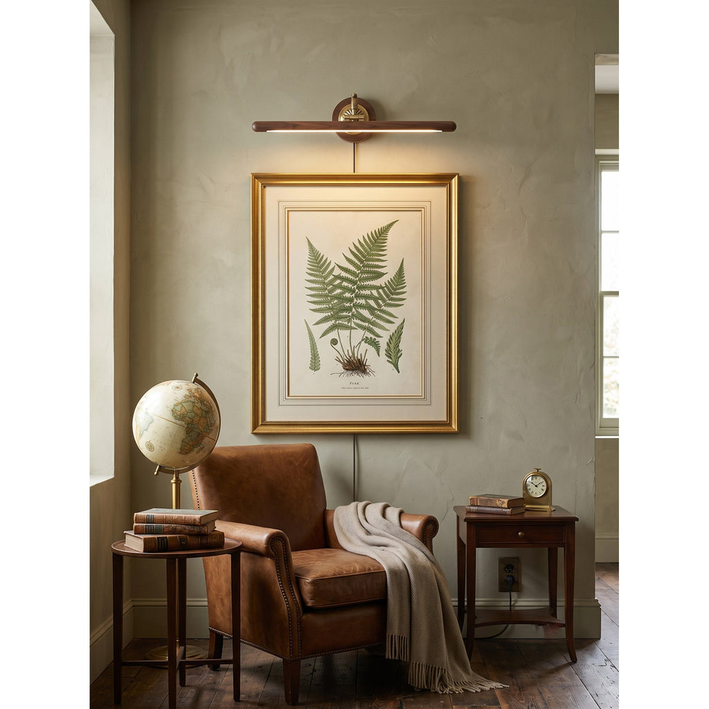 Ember Oak & Co. Adjustable Picture Plug-in Wall Sconce