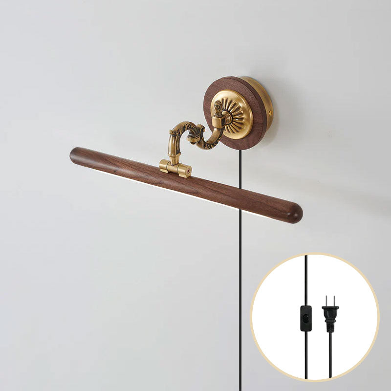 Ember Oak & Co. Adjustable Picture Plug-in Wall Sconce
