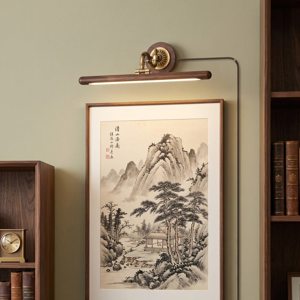 Ember Oak & Co. Adjustable Picture Plug-in Wall Sconce