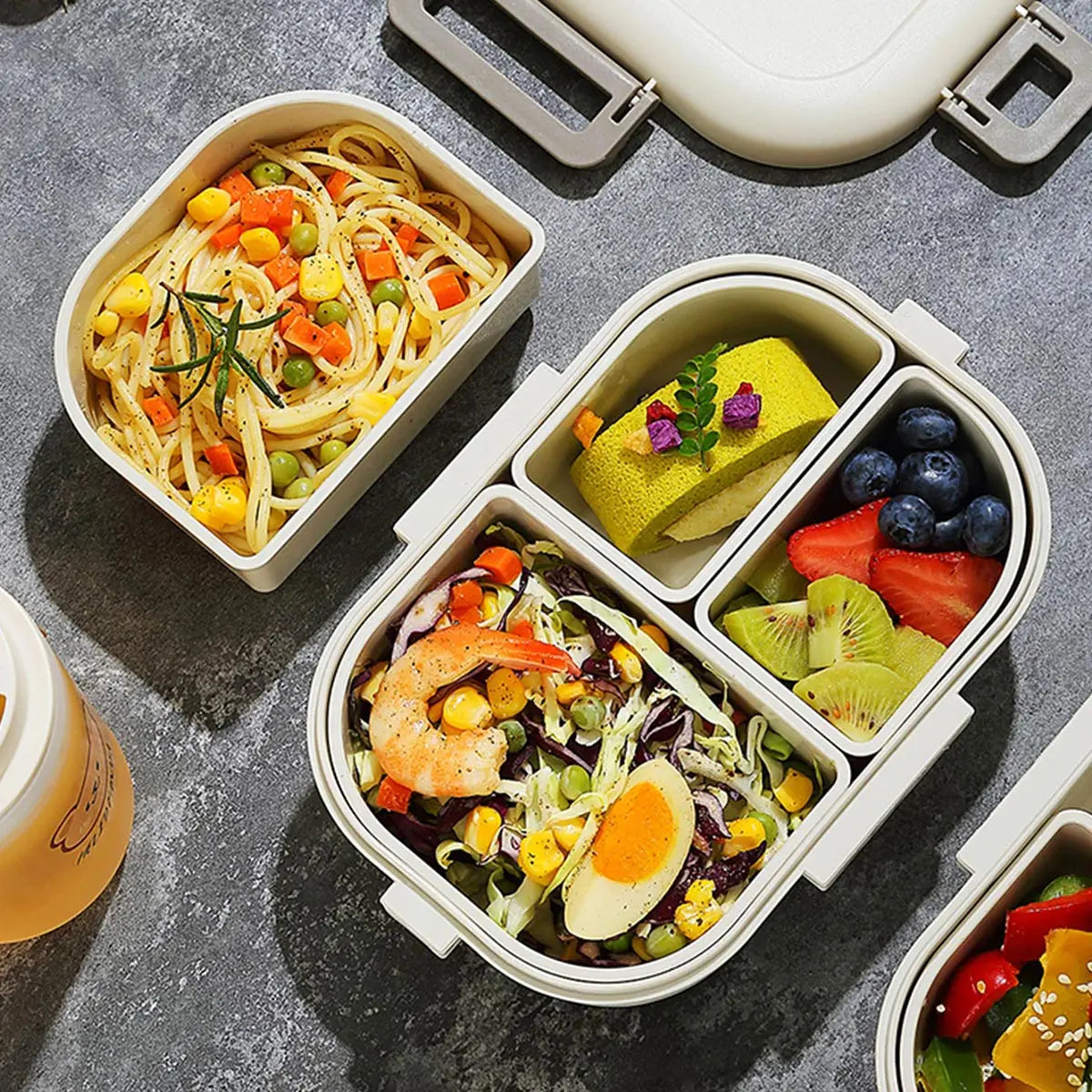 Ember Oak & Co. FreshMate 3-Compartment Bento Lunch Box