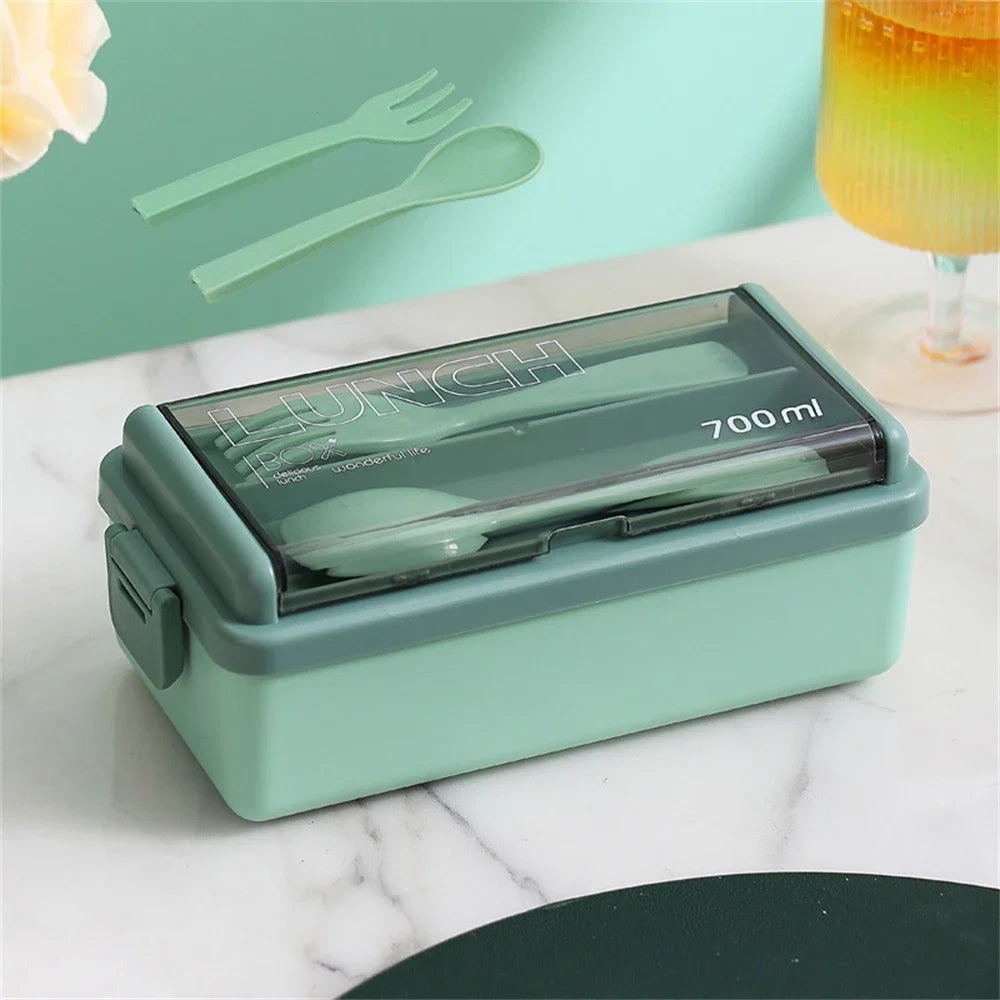 Ember Oak & Co. 1400ml Double-Layer Leak-Resistant Bento Box