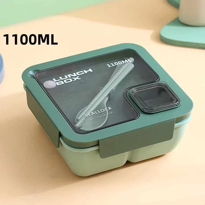 Ember Oak & Co. BentoGo Leak-Proof Bento Lunch Box with Cutlery
