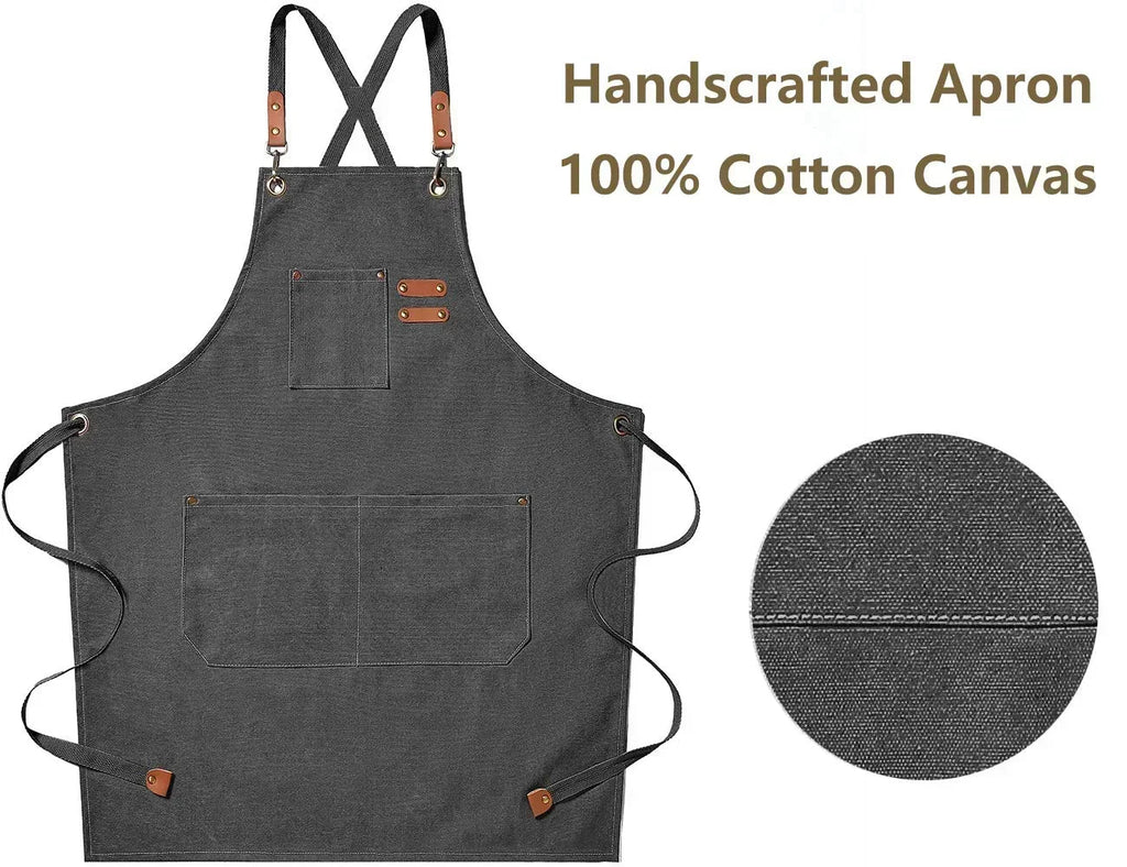 Ember Oak & Co. ProWear Adjustable Canvas Kitchen Apron