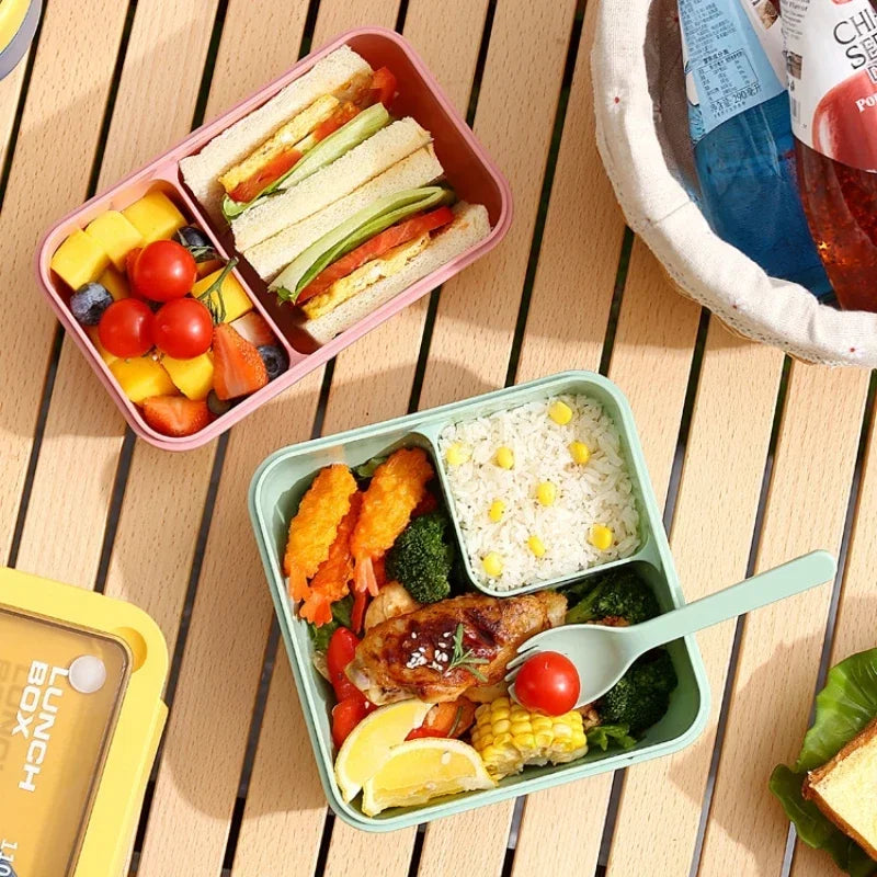 Ember Oak & Co. BentoGo Leak-Proof Bento Lunch Box with Cutlery