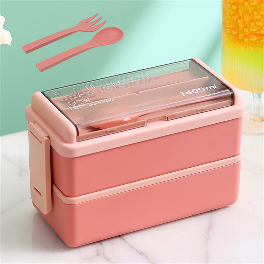 Ember Oak & Co. 1400ml Double-Layer Leak-Resistant Bento Box