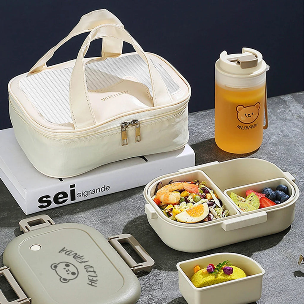 Ember Oak & Co. FreshMate 3-Compartment Bento Lunch Box