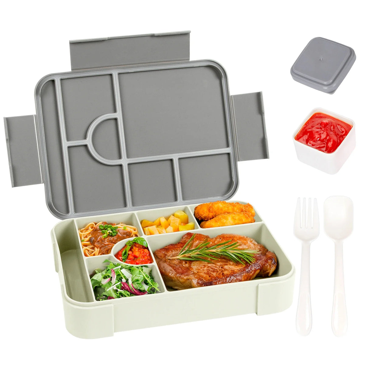 Ember Oak & Co. BentoMax 1330ml Leak-Proof Lunch Box