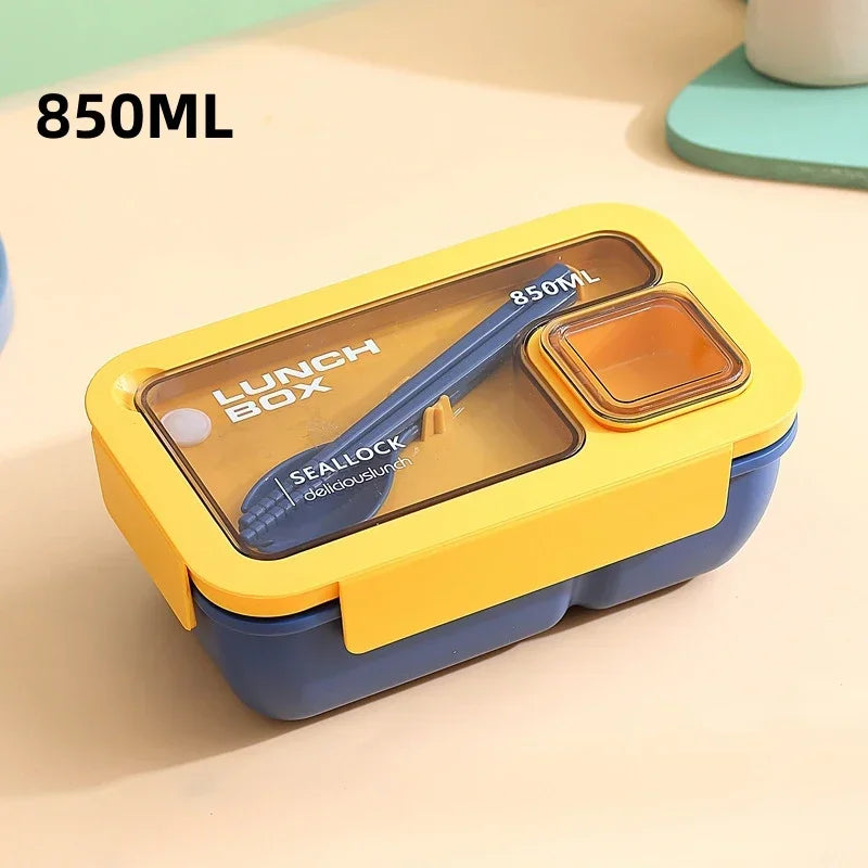 Ember Oak & Co. BentoGo Leak-Proof Bento Lunch Box with Cutlery