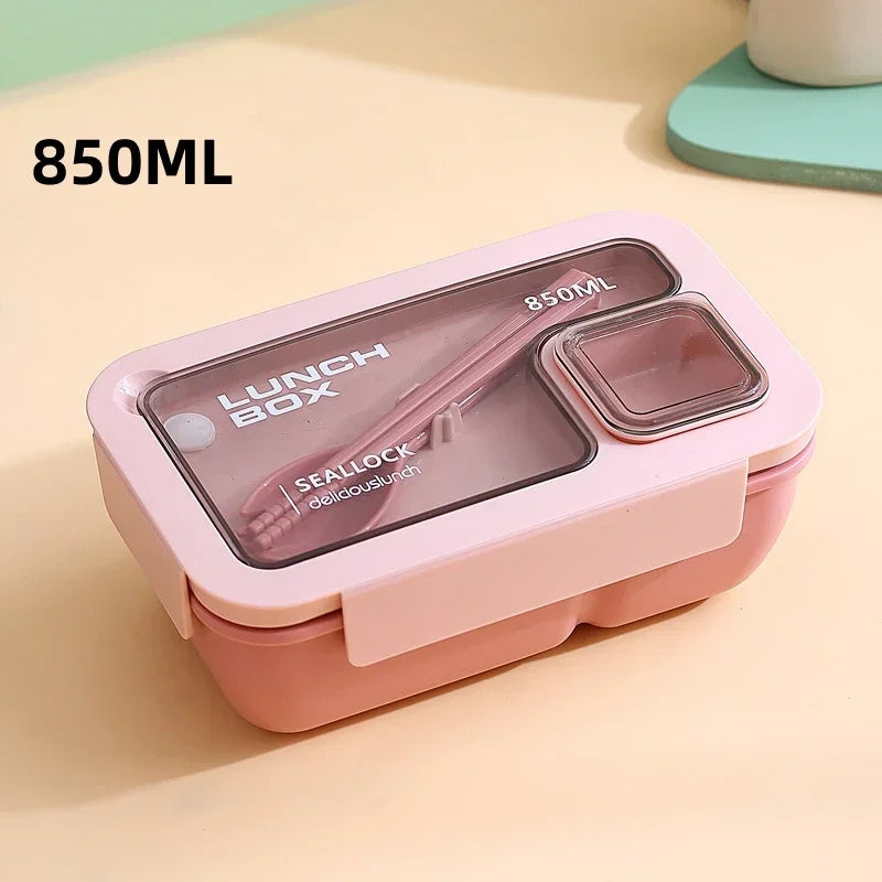 Ember Oak & Co. BentoGo Leak-Proof Bento Lunch Box with Cutlery