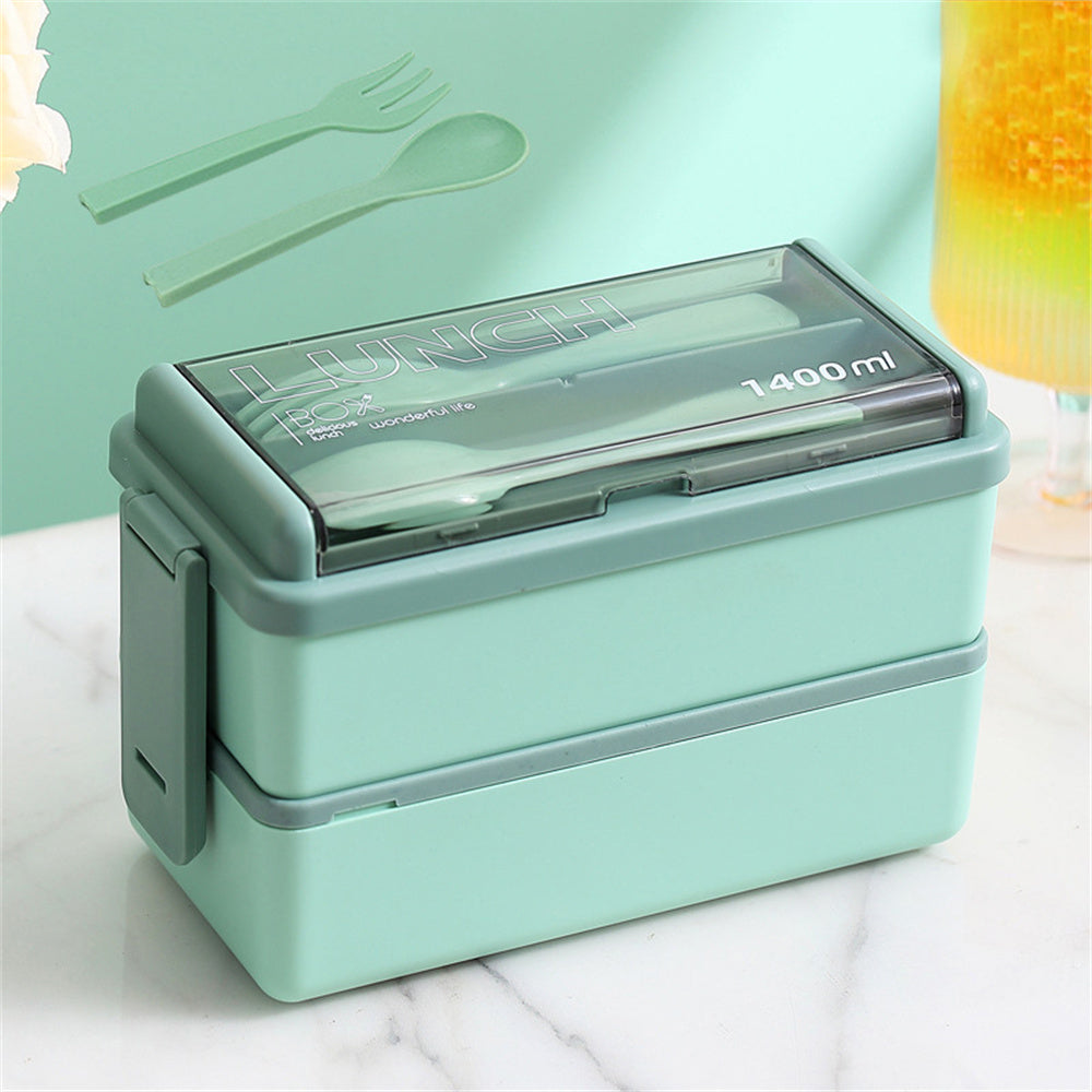 Ember Oak & Co. 1400ml Double-Layer Leak-Resistant Bento Box