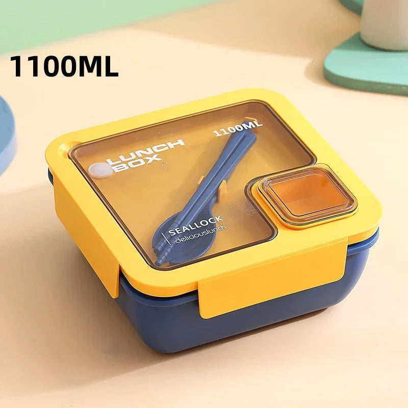 Ember Oak & Co. BentoGo Leak-Proof Bento Lunch Box with Cutlery
