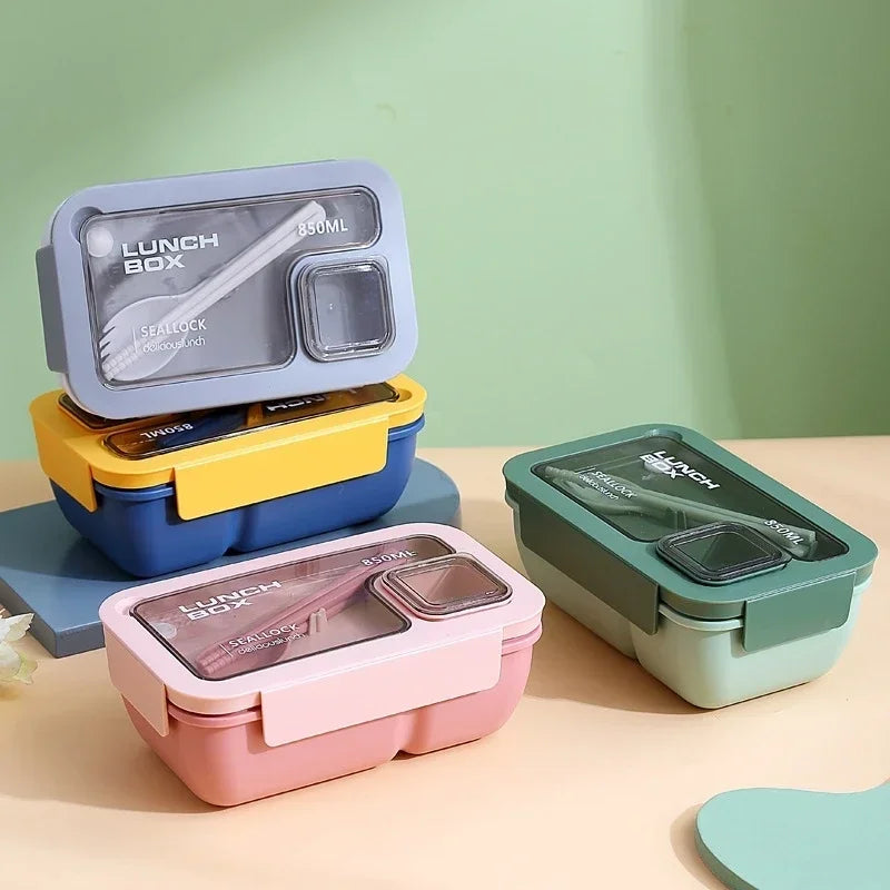 Ember Oak & Co. BentoGo Leak-Proof Bento Lunch Box with Cutlery