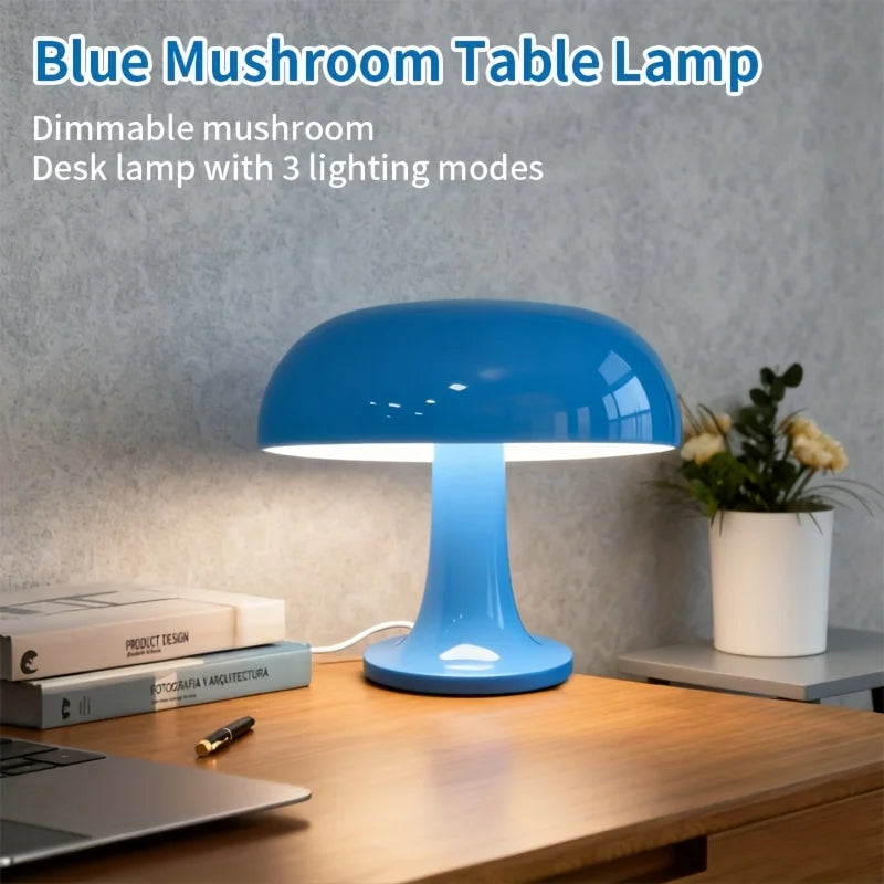 Ember Oak & Co. Oslo Mushroom Cordless Table Lamp
