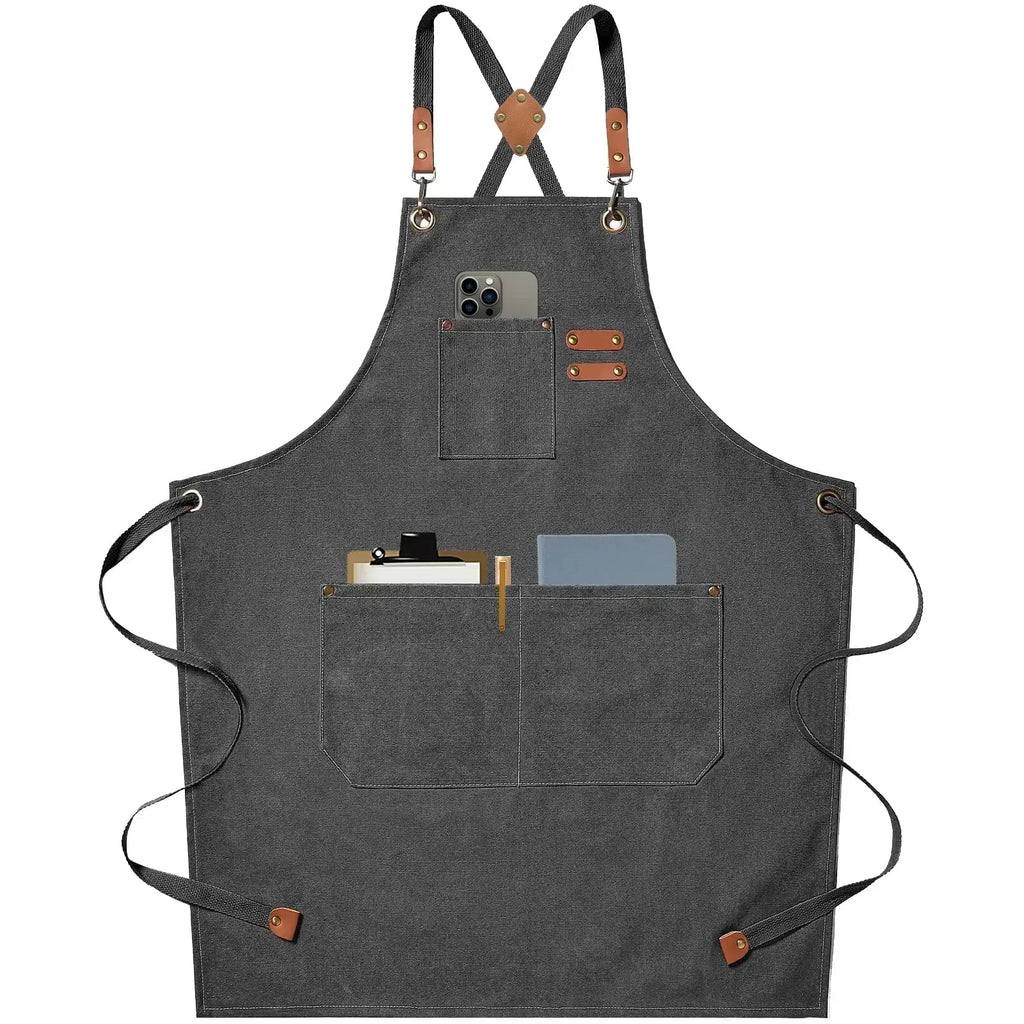 Ember Oak & Co. ProWear Adjustable Canvas Kitchen Apron