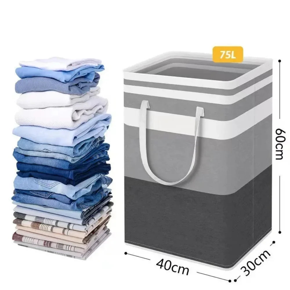 Ember Oak & Co. Lauva 75L Waterproof Foldable Laundry Basket
