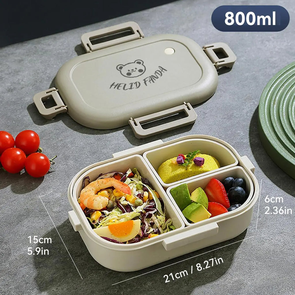Ember Oak & Co. FreshMate 3-Compartment Bento Lunch Box