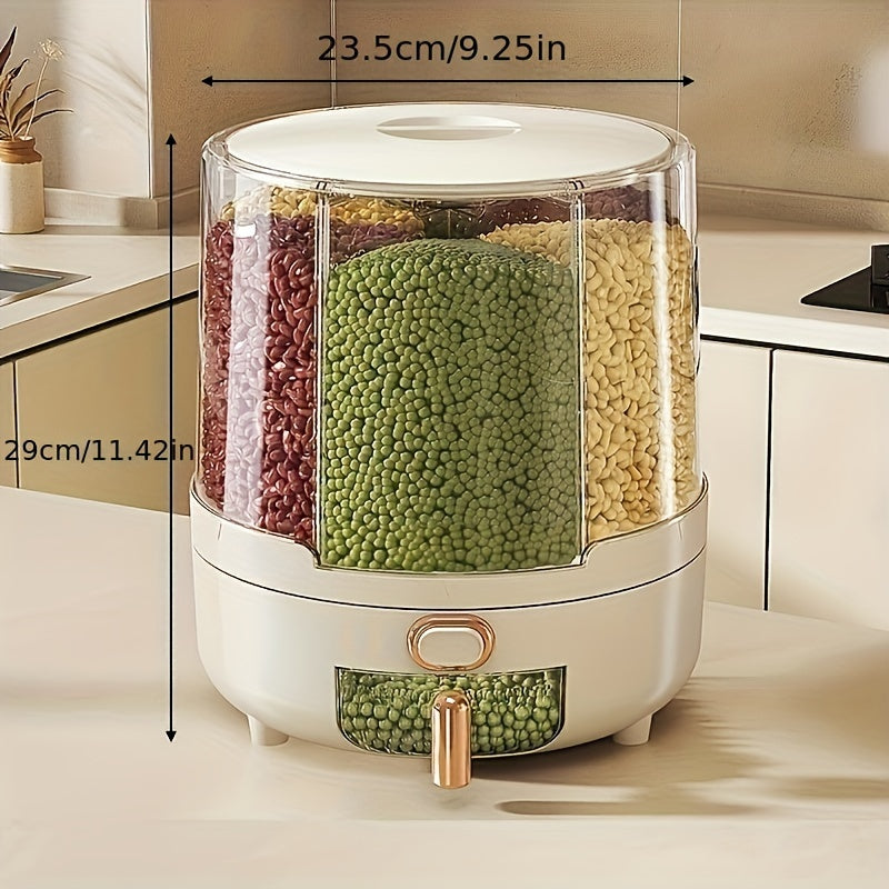 Ember Oak & Co. Rotating Airtight Grain Storage Container