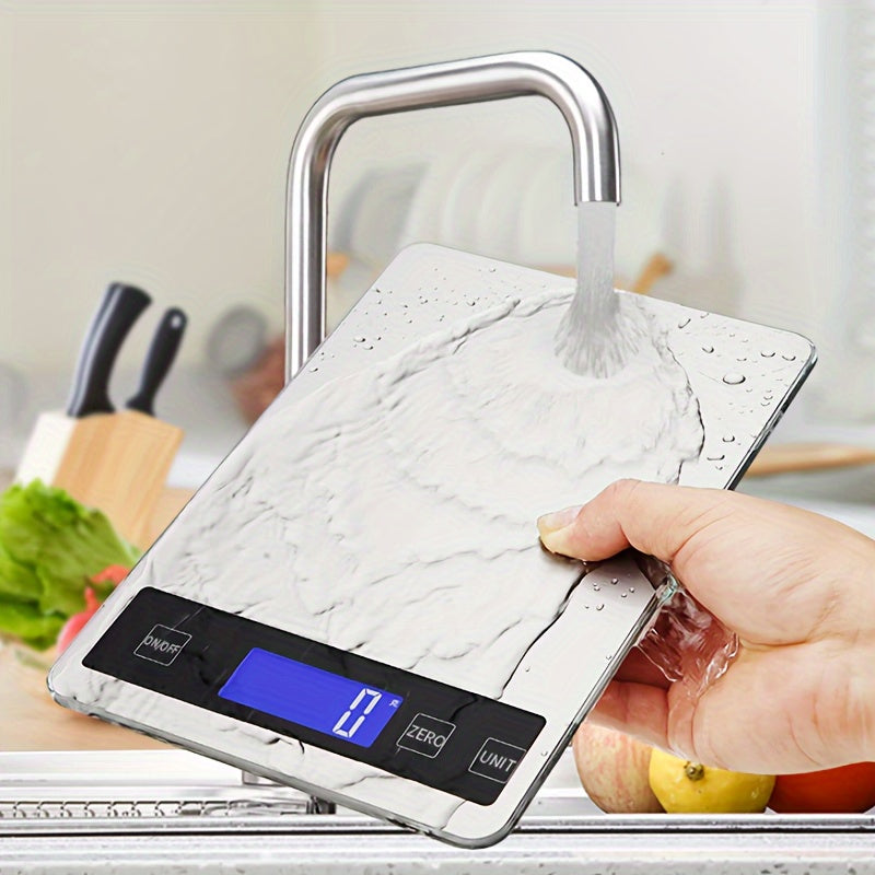 Ember Oak & Co. 15kg USB Rechargeable Digital Kitchen Scale