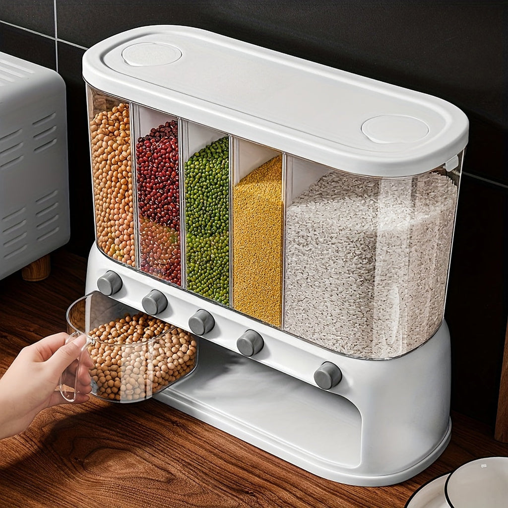 Ember Oak & Co. Multi-Compartment Airtight Grain Storage Container