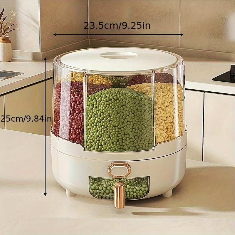 Ember Oak & Co. Rotating Airtight Grain Storage Container