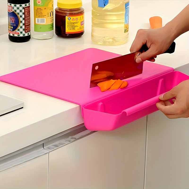 Ember Oak & Co. 2-in-1 Chopping Board with Storage Box