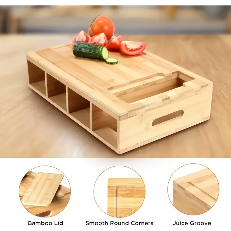 Ember Oak & Co. Bamboo Cutting Board Set with Graters