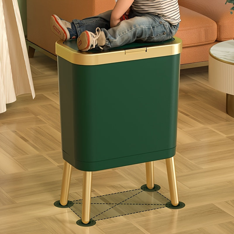 Ember Oak & Co. 15L Odour-Sealing Kitchen Trash Can with Lid