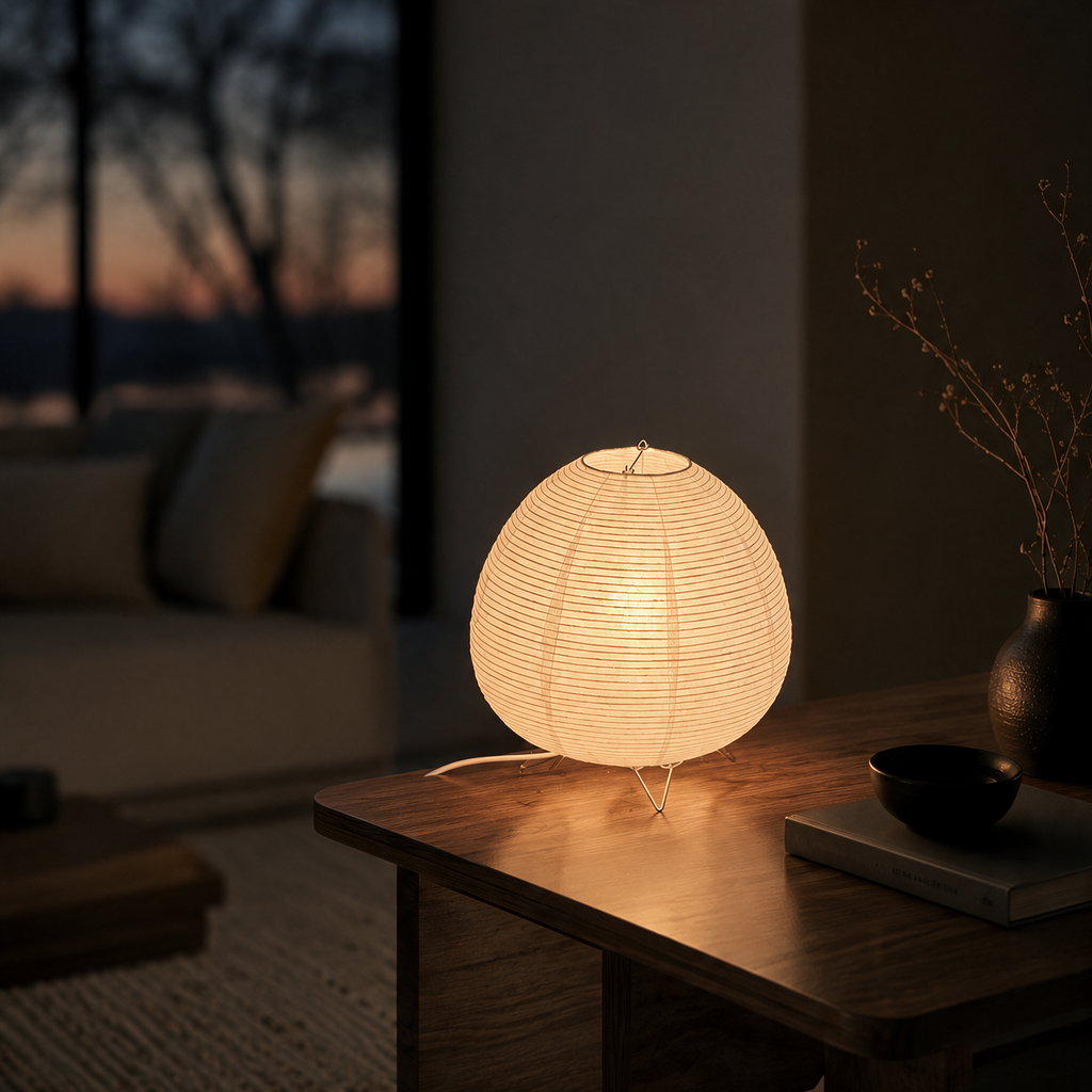 Kana Japanese Paper Table Lantern - lifestyle