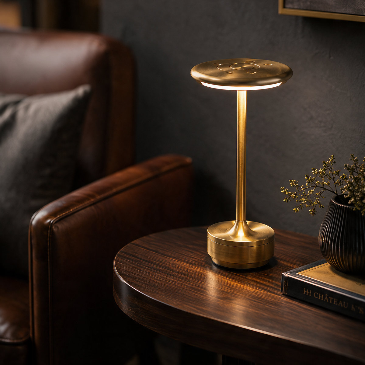 Atlas Vintage Cordless Table Lamp - lifestyle