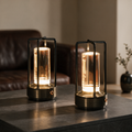 Marlow Faceted Cordless Table Lamp - lifestyle