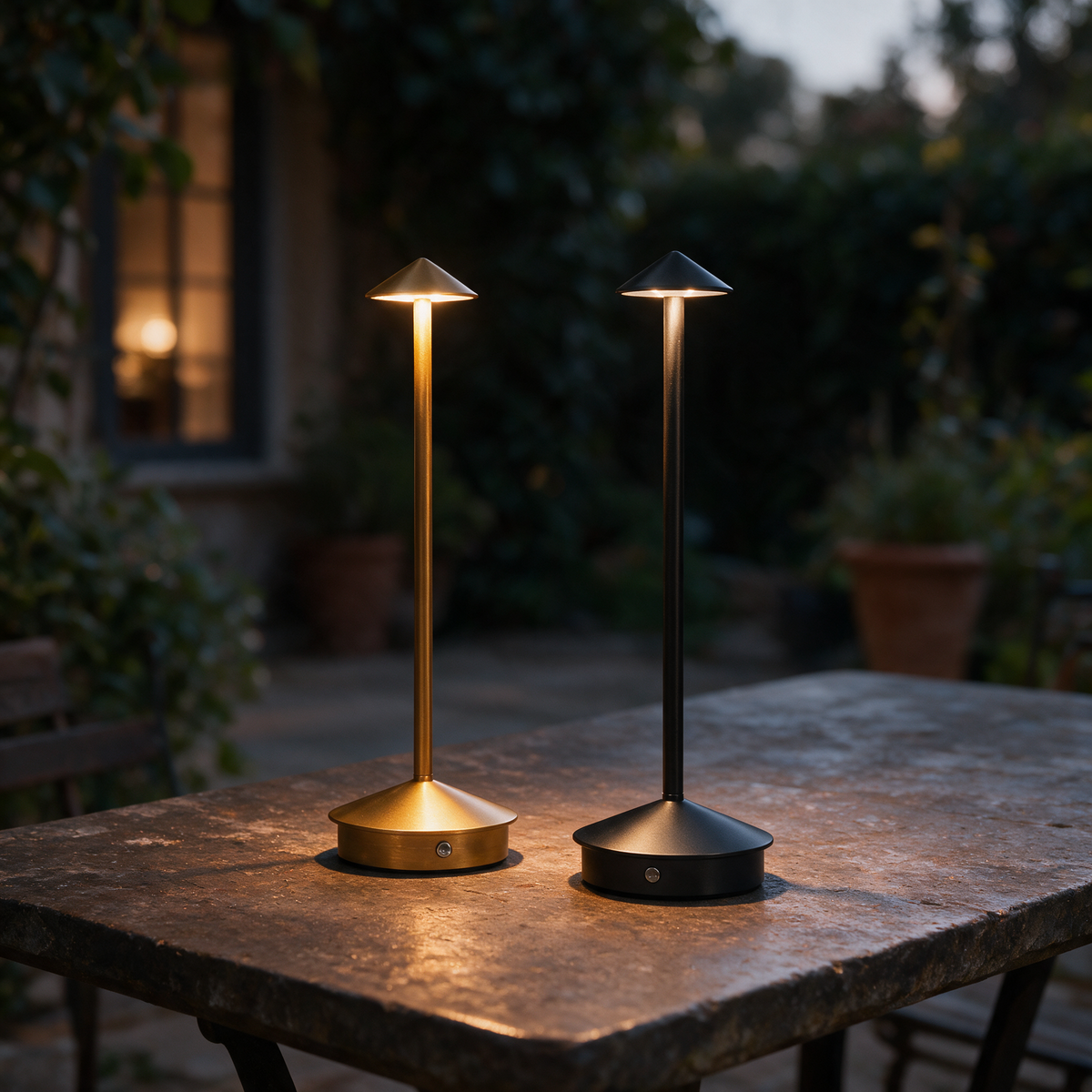Garden Outdoor Cordless Table Lamp - lifestyle