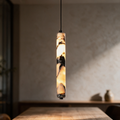 Stele Alabaster Stone Pendant Light - lifestyle