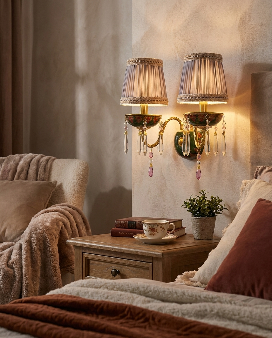 Adara Wall Sconce — Solid Brass Finish — lifestyle photo