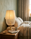 Adelia Crystal Table Lamp — Solid Brass Finish — lifestyle photo