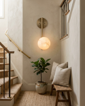 Adrion Wall Lamp — Natural Alabaster Stone — lifestyle photo