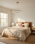 Alabaster Alabaster Ring Chandelier — lifestyle photo