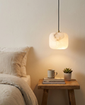 Alabaster Bedside Pendant Light — lifestyle photo