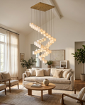 Alabaster Box Chandelier — lifestyle photo