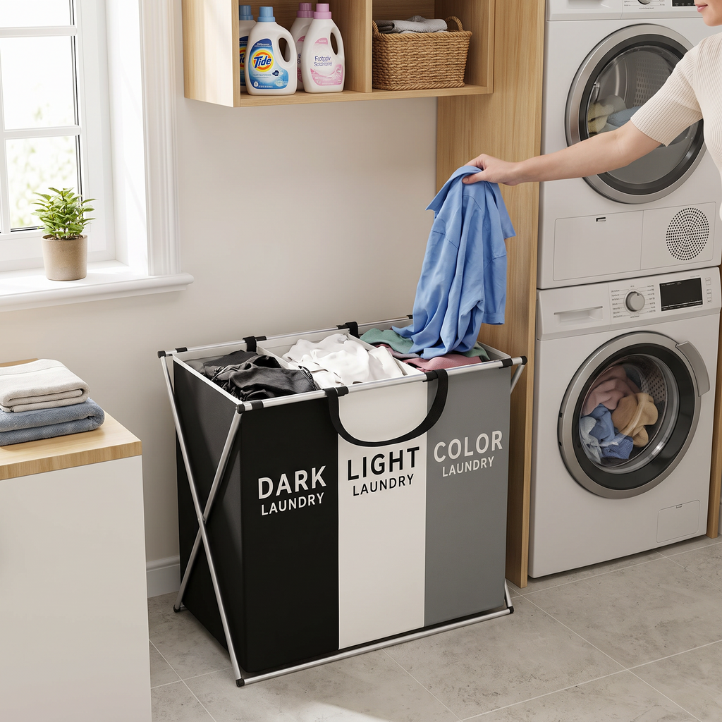 TriSort Laundry Hamper lifestyle