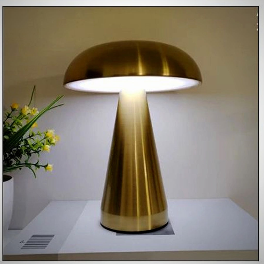 Ember Oak & Co. Juno Mushroom Cordless Table Lamp
