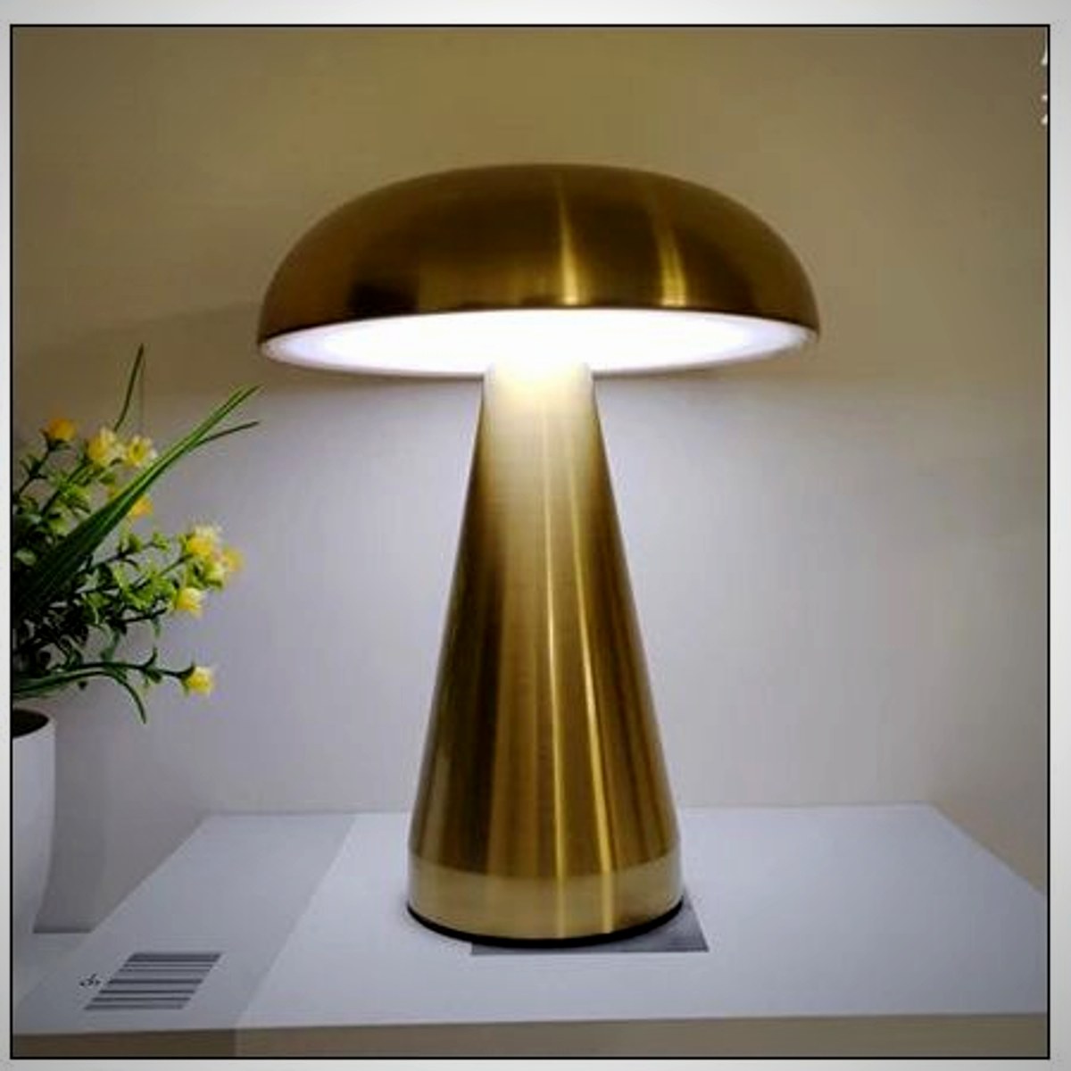 Ember Oak & Co. Juno Mushroom Cordless Table Lamp