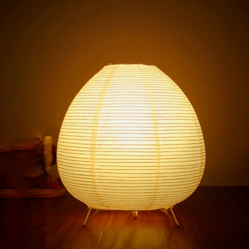 Ember Oak & Co. Kana Washi Paper Japandi Table Lantern
