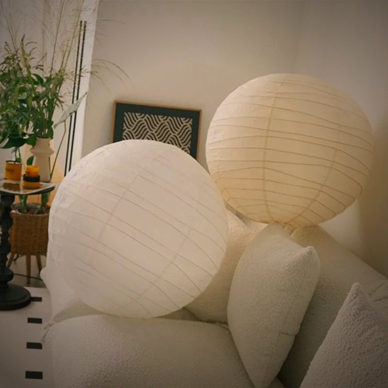Ember Oak & Co. Kumo Japanese Paper Pendant Light