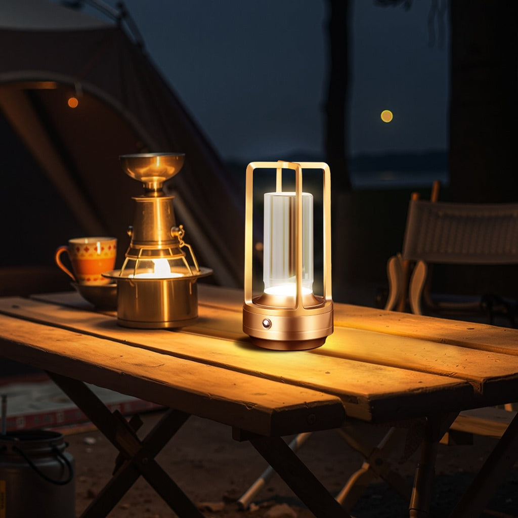 Ember Oak & Co. Marlow Faceted Cordless Table Lamp