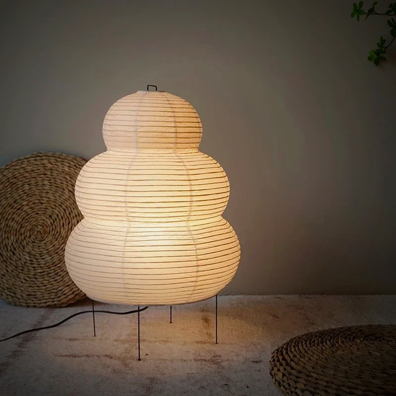 Ember Oak & Co. Mochi Tiered Paper Table Lamp