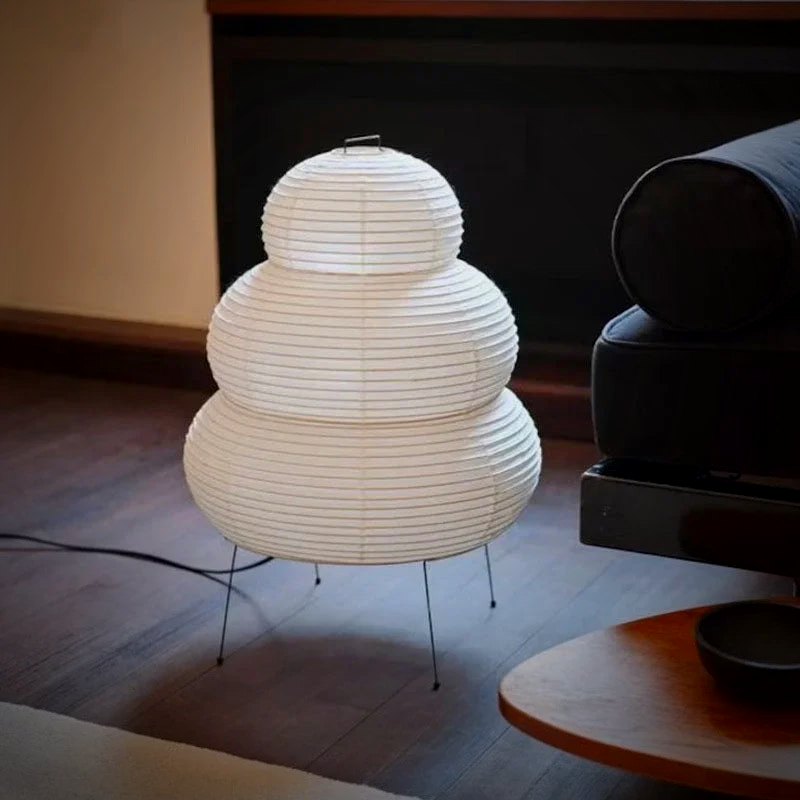 Ember Oak & Co. Mochi Tiered Paper Table Lamp