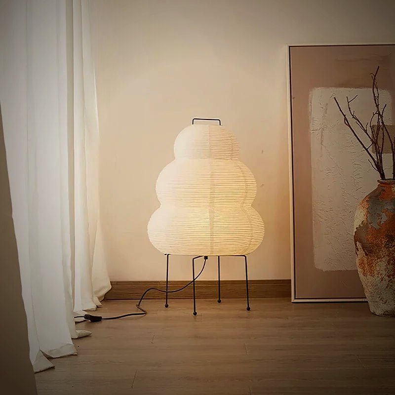Ember Oak & Co. Mochi Tiered Paper Table Lamp