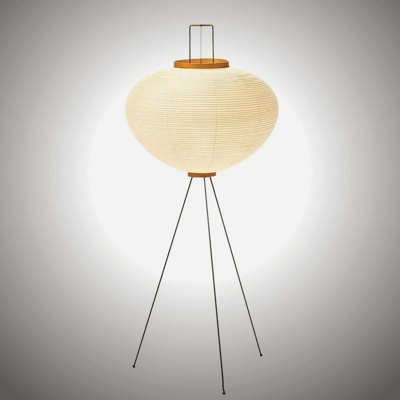 Ember Oak & Co. Nara Washi Paper Japandi Floor Lamp