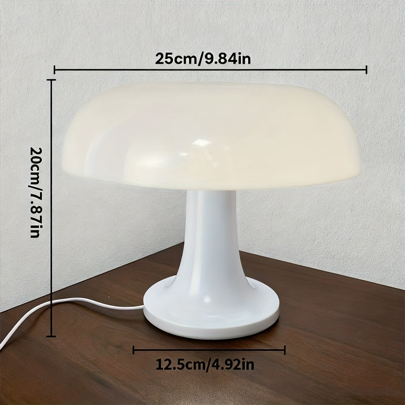 Ember Oak & Co. Oslo Mushroom Cordless Table Lamp