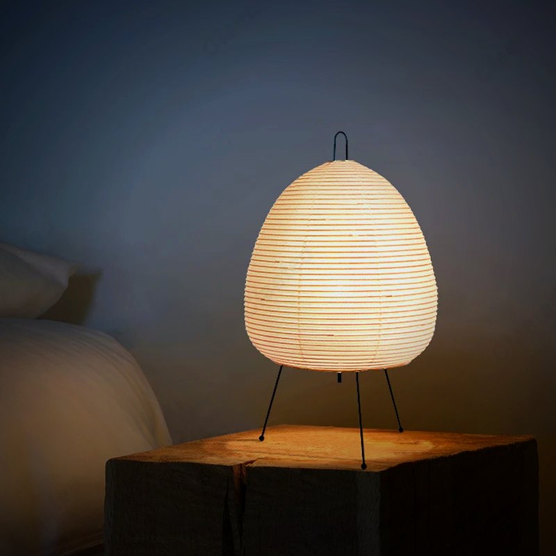 Ember Oak & Co. Yumi Compact Washi Paper Table Lamp